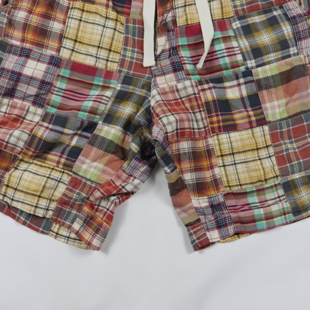 J Crew Multi-Color Patch Work Field Shorts Size 33 - image 3